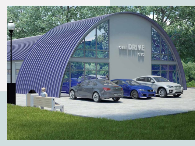 Монтаж ангаров и металлоконструкций от 660 руб.