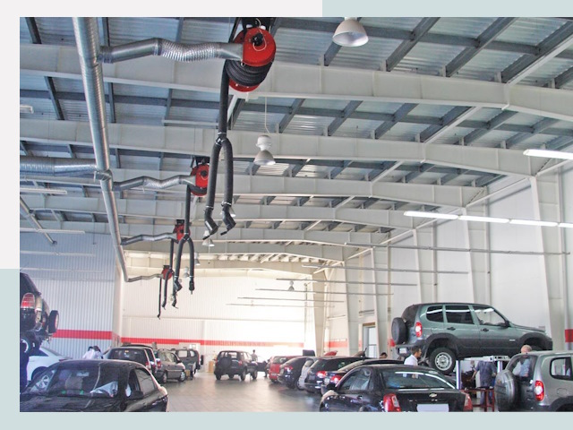 Строительство автосалонов из металлоконструкций от 660 руб.