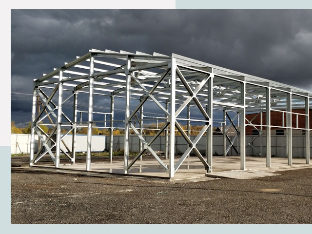 Двускатные ангары в Ирбит от 660 руб. за квадрат