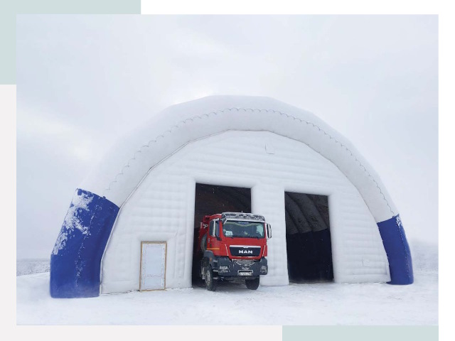 Мобильные ангары в Ирбите