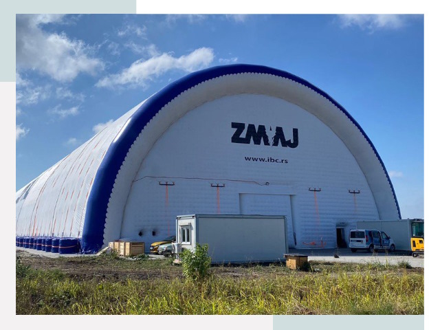 Брендирование ангаров в Ирбите