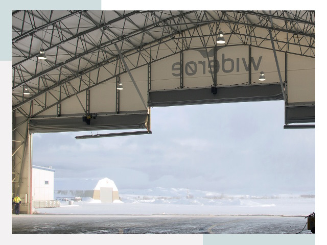 Ворота для ангаров в Ирбите