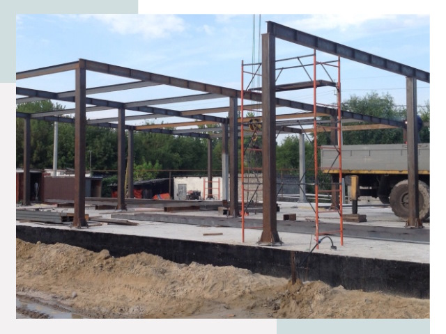 Фундамент для ангаров в Ирбите