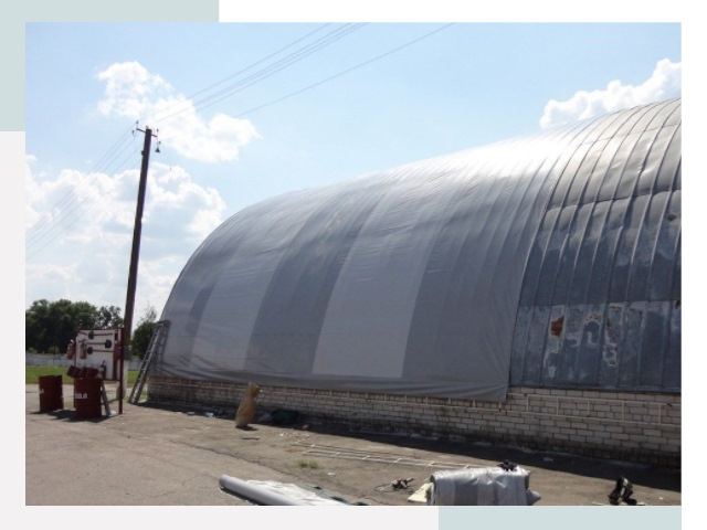 Ремонт ангаров в Ирбите