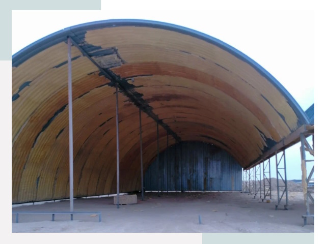 Реконструкция ангаров в Ирбите