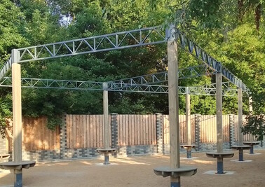 Терраса из металлоконструкций под ключ, проектирование, изготовление и монтаж от СтальСтрой-Рбт